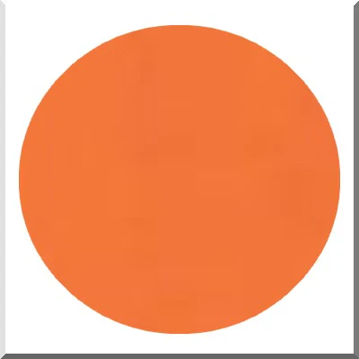 *CERA 102/F7140 ORANGE Email Opale Verre 600°C