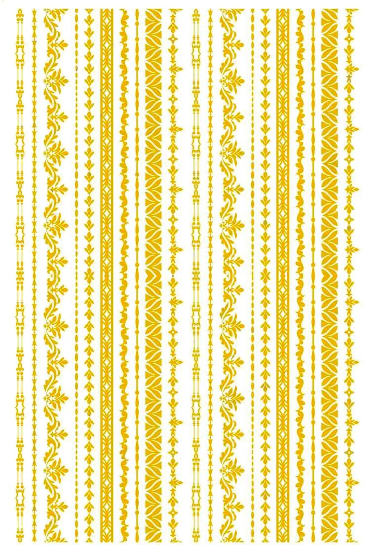 CHROMO 70230 OR Brillant Dim.30x20cm-Temp.780-820°C