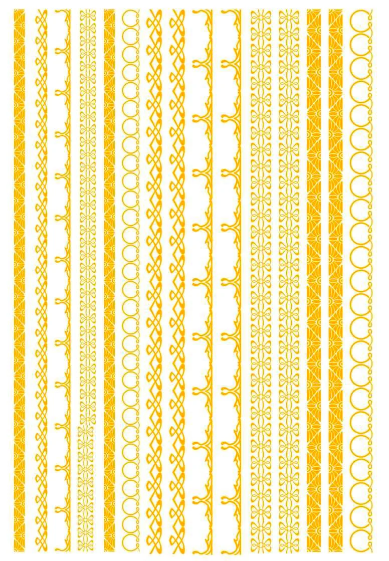 CHROMO 70370 OR Brillant Dim.30x20cm-Temp.780-820°C