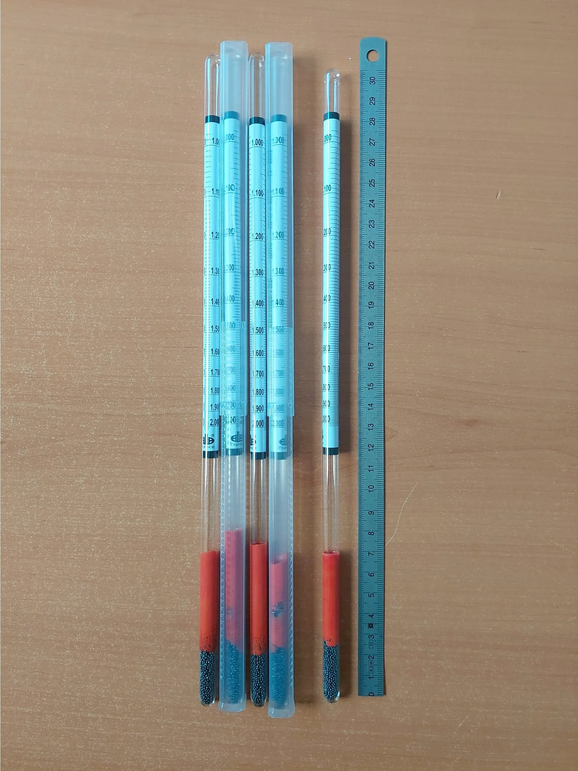DENSIMETRE 1000/2000 - 0.010g/ml Tp.20°C-(GM)