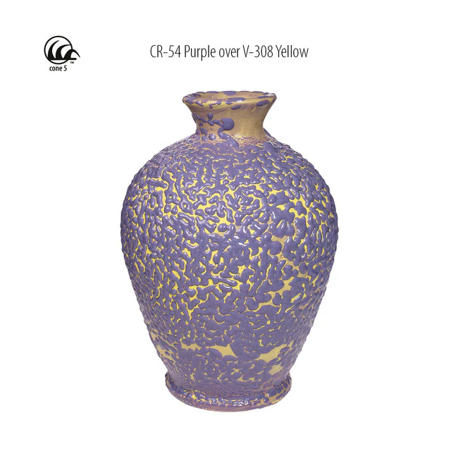 Émail grès à effets Amaco - CR54 Purple - 472ml - Image 3