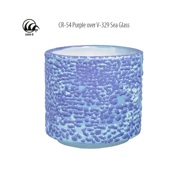 Émail grès à effets Amaco - CR54 Purple - 472ml - Image 4