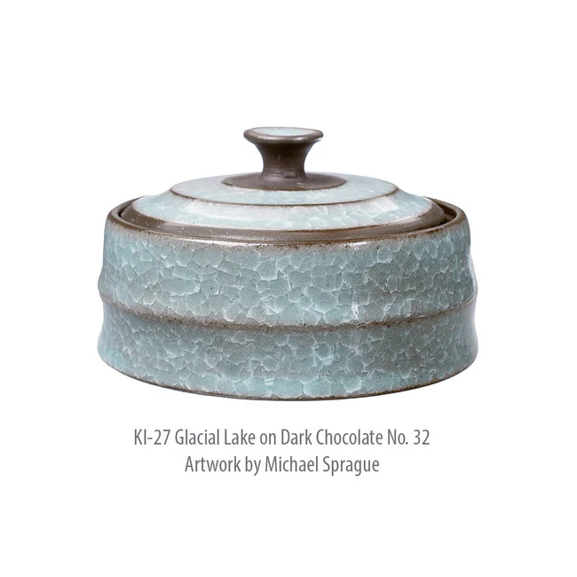 Émail à effets pour grès Amaco - KI27 Glacial Lake 472ml - Image 7