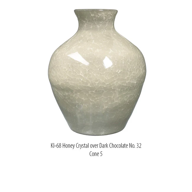 Émail à effets pour grès Amaco - KI68 Honey Crystal - 472ml - Image 4