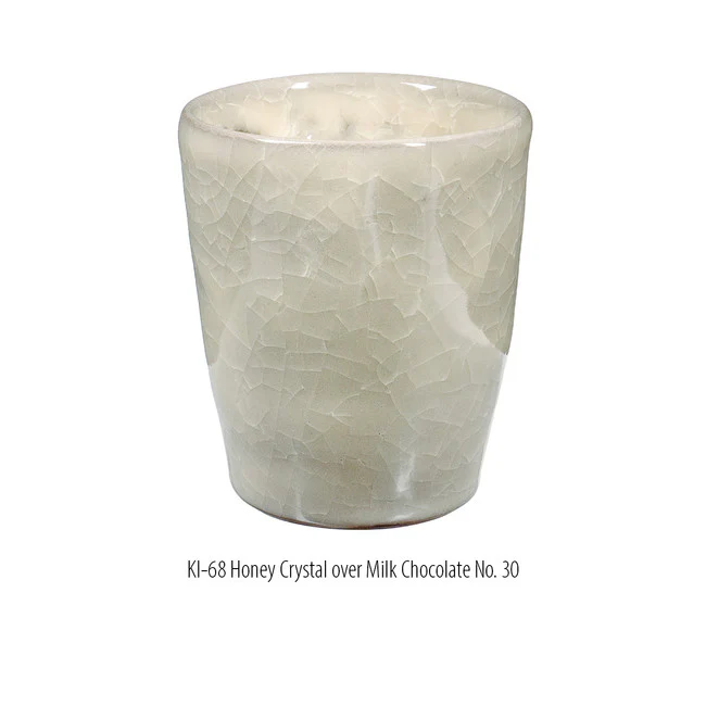Émail à effets pour grès Amaco - KI68 Honey Crystal - 472ml - Image 6