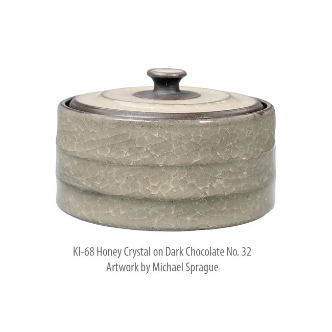 Émail à effets pour grès Amaco - KI68 Honey Crystal - 472ml - Image 7