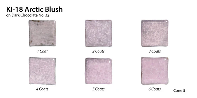 Émail à effets pour grès Amaco - KI18 Artic Blush - 472ml - Image 2