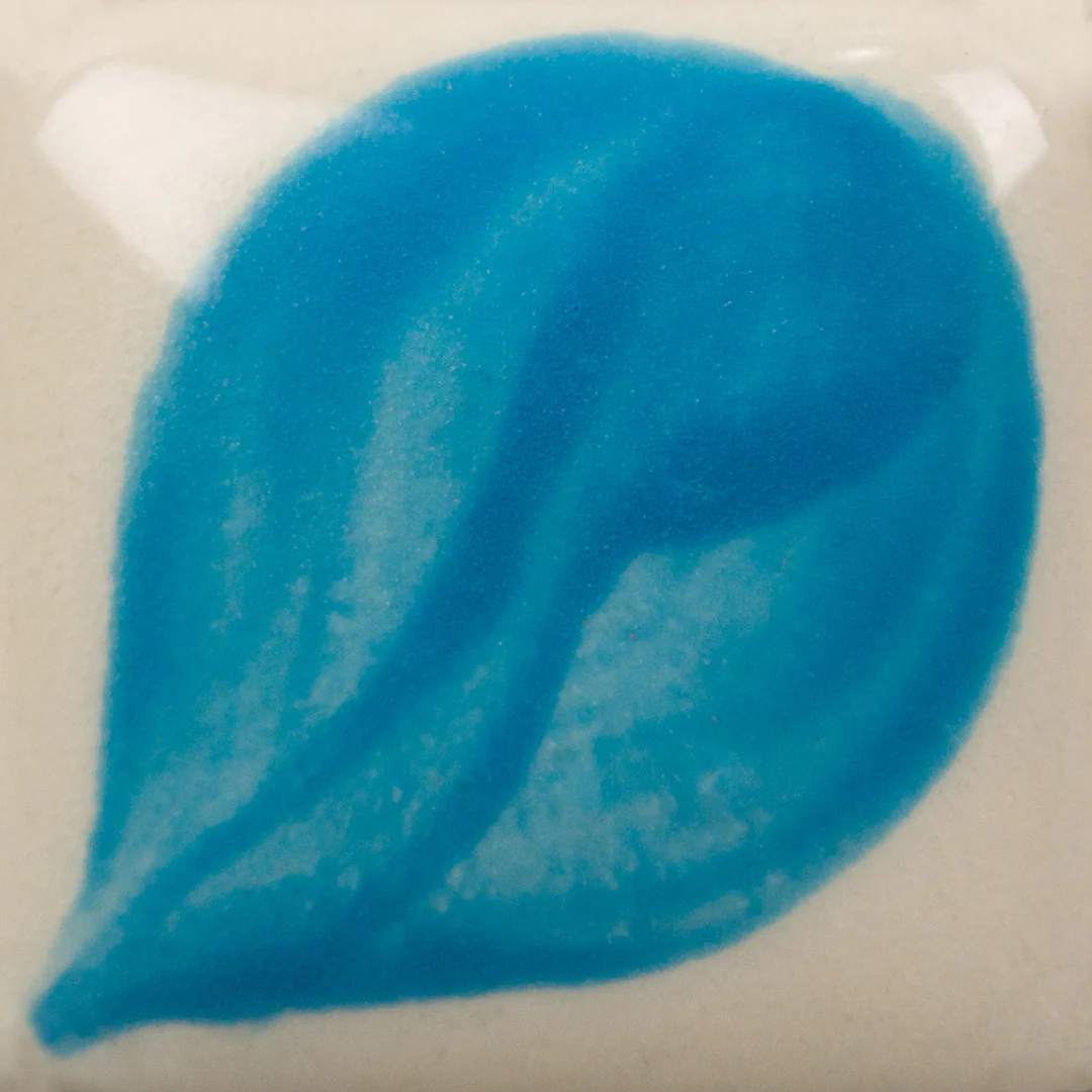 Engobe Mayco E-Z Stroke® - EZ027 BLUE TURQUOISE ORANGE (29ML) - Image 3