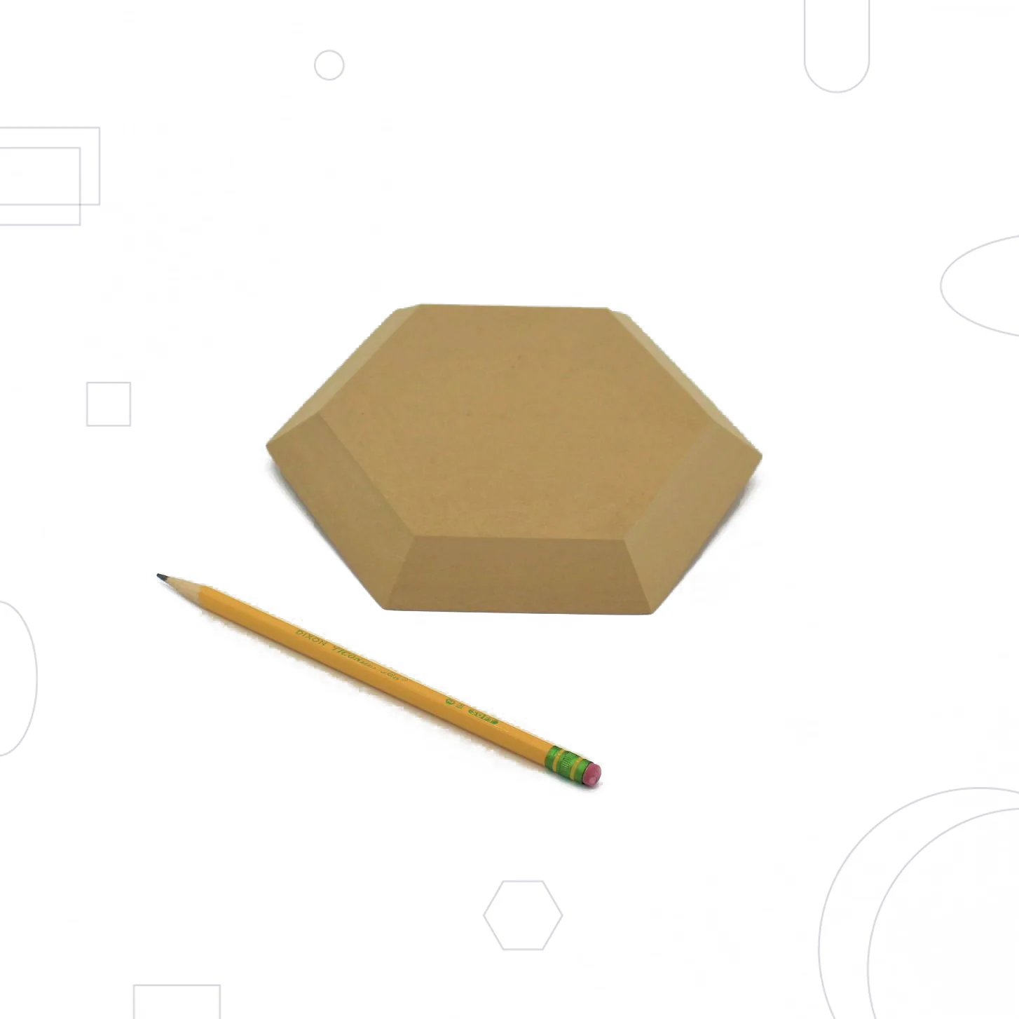 Moule bois hexagonal pour estampage - Image 2