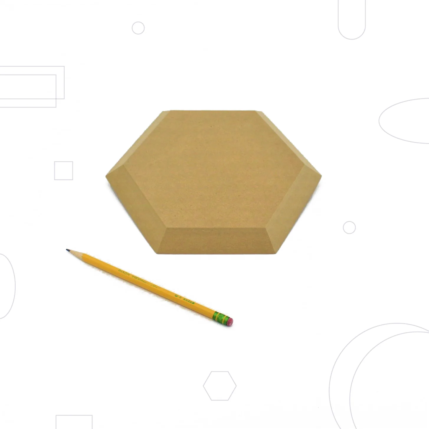 Moule bois hexagonal pour estampage - Image 3