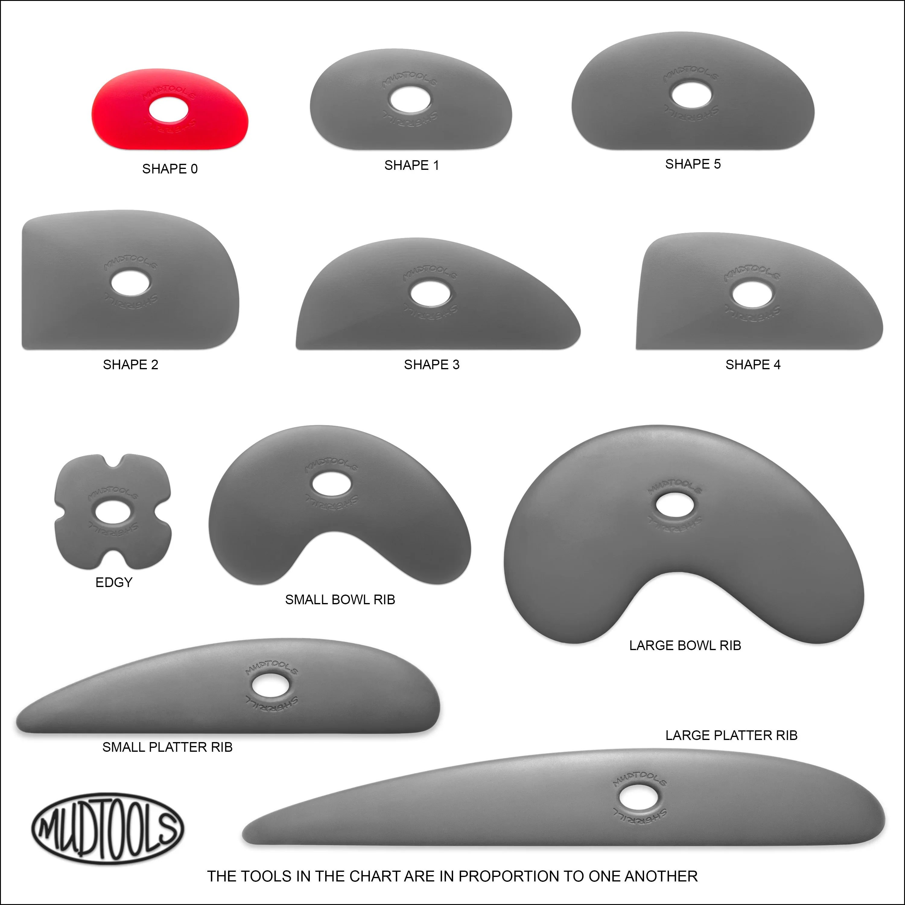 PALETTE FLEXIBLE ROUGE (TRES SOFT) MUDTOOLS - Image 10