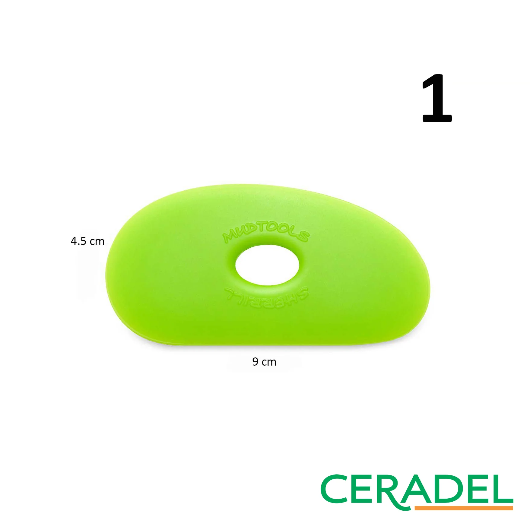PALETTE FLEXIBLE VERT (MEDIUM) MUDTOOLS - Image 3