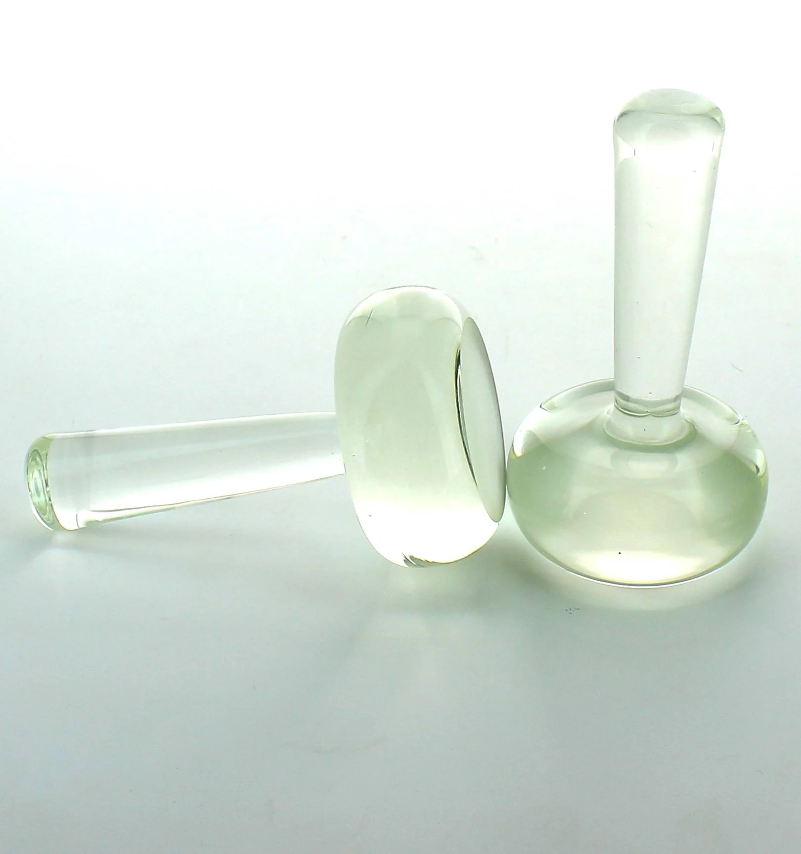 PILON VERRE Diam.60 - Haut.100mm/dépoli 40mm