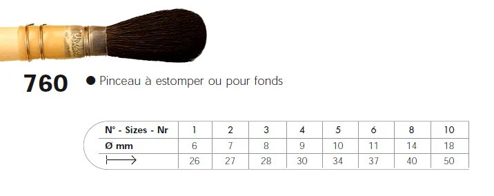 PINCEAU 760 Rond VALANDREY - Image 7