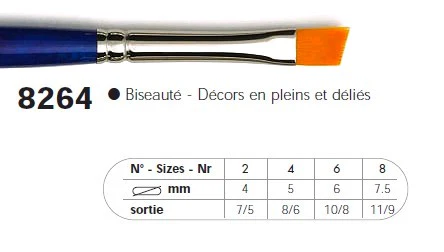 PINCEAU 8264 Biseauté KAERELL - Image 3