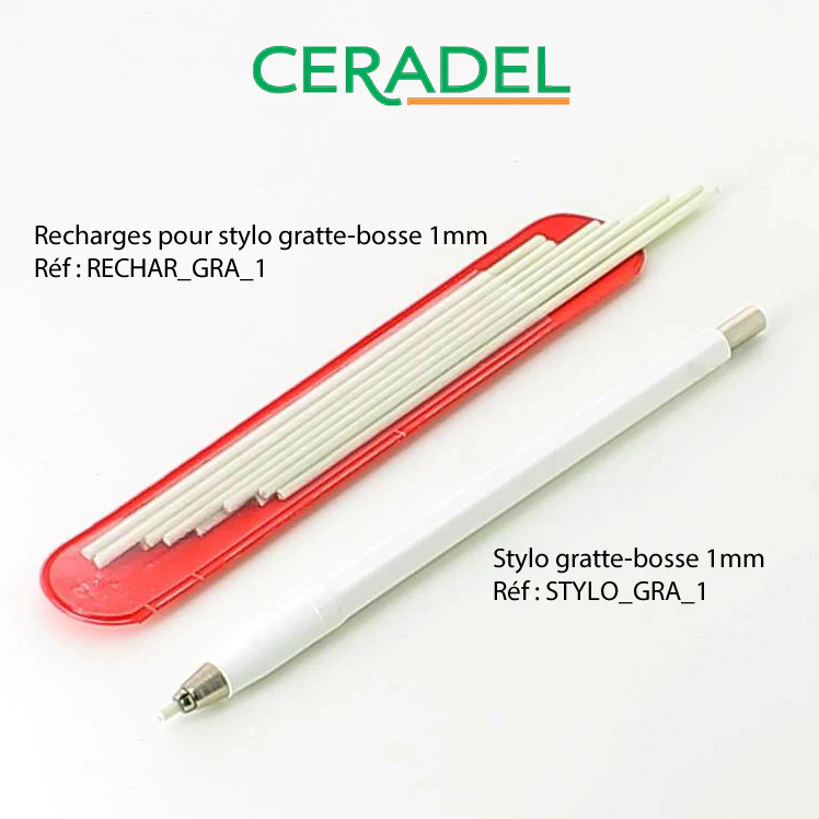 RECHARGE STYLO GRATTE BOSSE 1mmx10units - Image 2