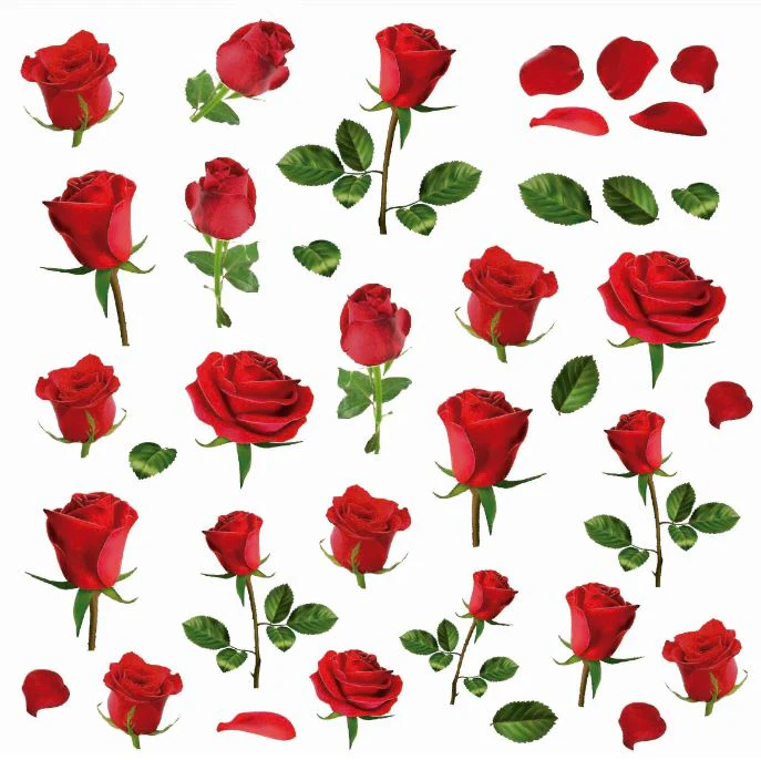 ROSES D'AMOUR.36motifs.10/75mm maxi**