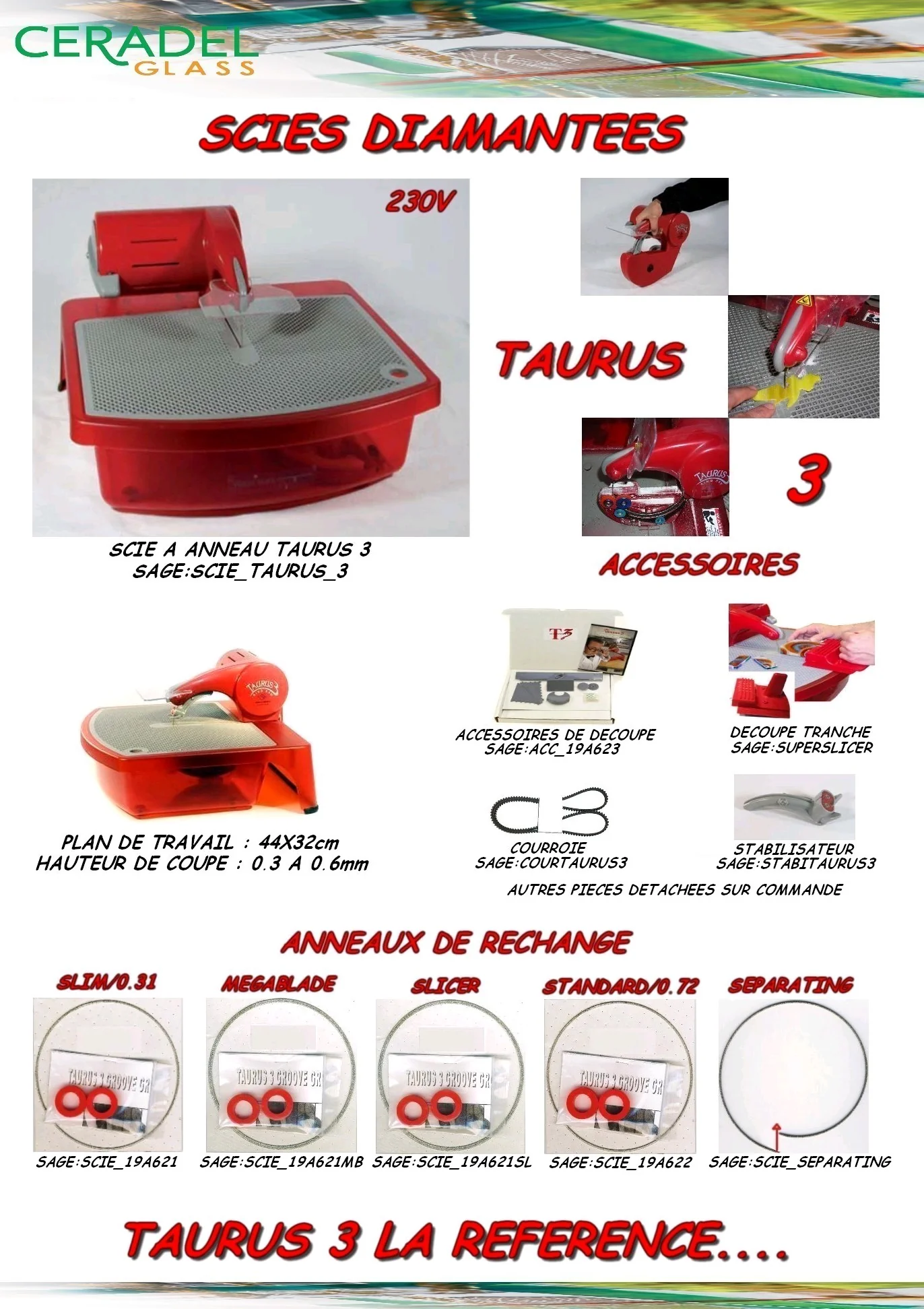 SCIE A ANNEAU TAURUS 3 / 230V*A* - Image 4