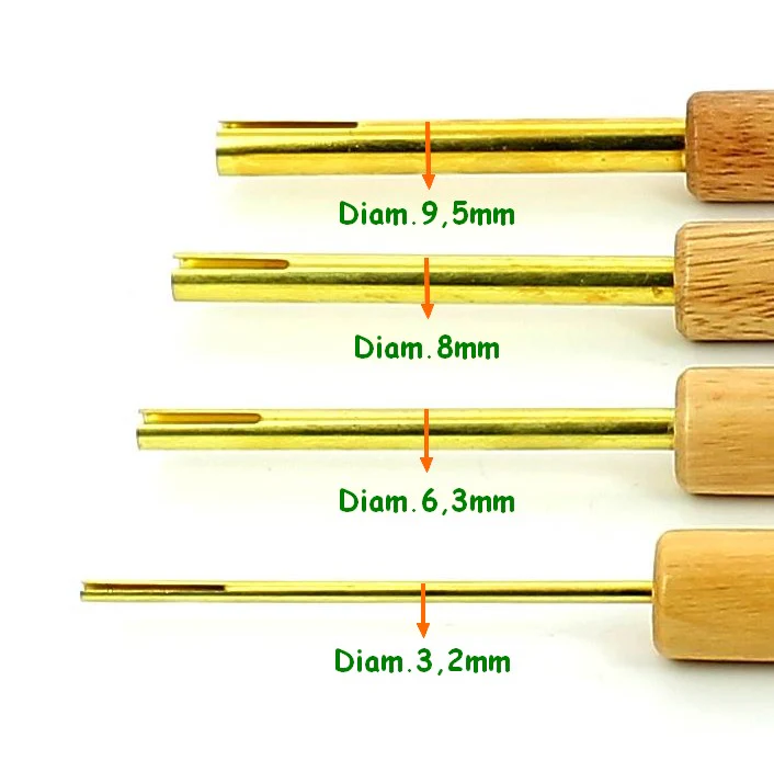 SERIE DE 4 OUTILS A EVIDER C45 - Image 2