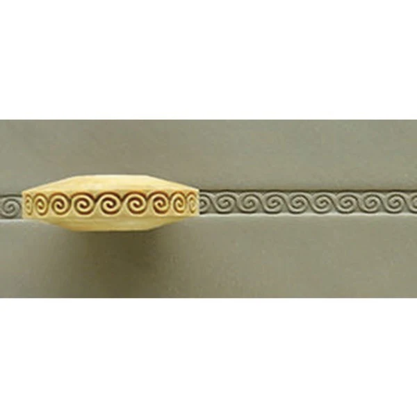 Tampon décoratif rouleau  bois rond 1,5 cm - SPIRALE - 12 - MKM POTTERY TOOLS - Image 2